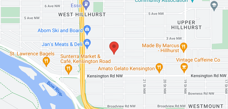 map of 2321 2 Avenue NW